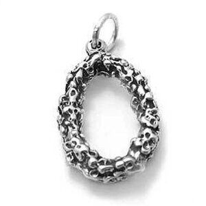 HAWAIIAN LEI CHARM IN STERLING SILVER